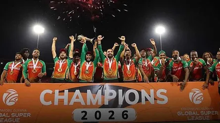 ৮৫ রানেই ইতিহাস! নাটকীয় ফাইনালে গ্লোবাল সুপার লিগ চ্যাম্পিয়ন গায়ানা