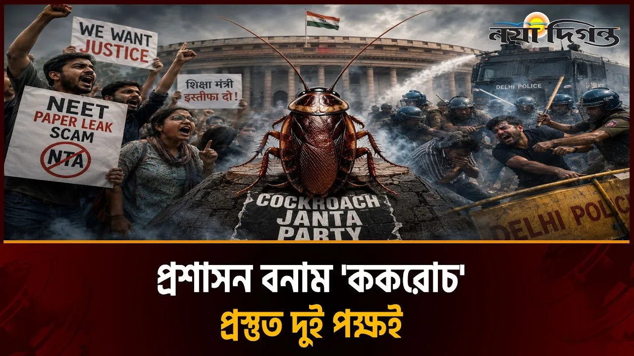 ভারতের রাজনীতিতে নতুন ঝড়, ককরোচ জনতা পার্টি