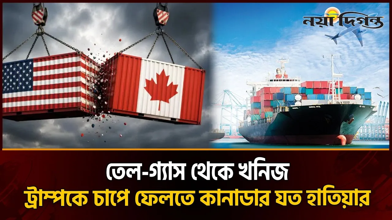 কানাডার পাল্টা শুল্কে কতটা বিপদে পড়তে পারে যুক্তরাষ্ট্র?