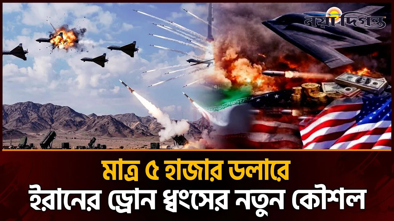 ইরানের সস্তা ড্রোন ঠেকাতে আসছে তার চেয়েও সস্তা ড্রোন
