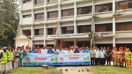 গফরগাঁওয়ে ডেঙ্গু প্রতিরোধ ও পরিচ্ছন্নতা অভিযান উদ্বোধন