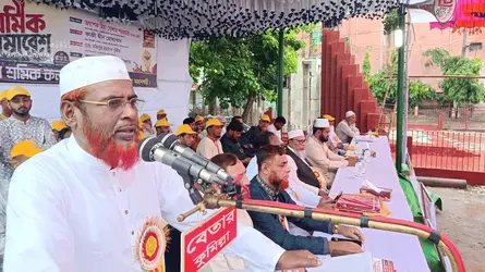 ইসলামী শ্রমনীতি বাস্তবায়িত হলে শ্রমিকরা ন্যায্য অধিকার ফিরে পাবে