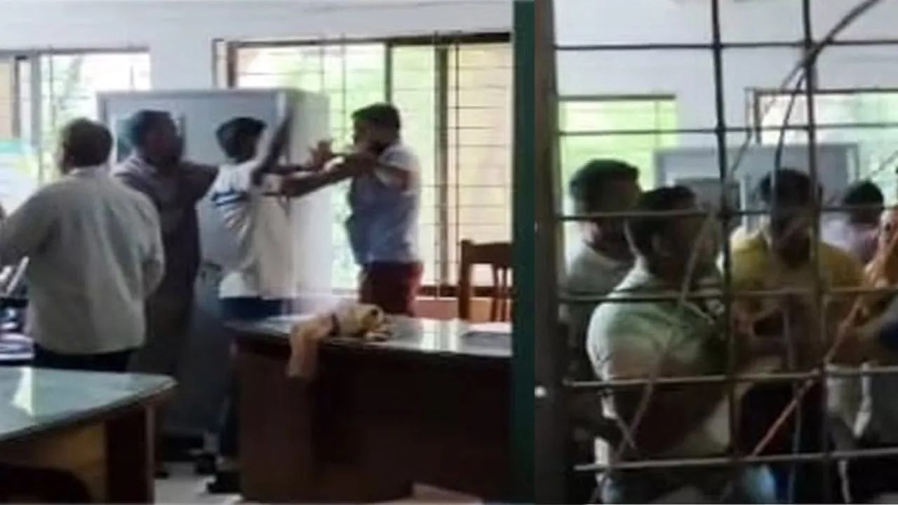 গৌরনদীতে ইউএনও কার্যালয়ে ঢুকে ৩ ইউপি সদস্যকে মারধর