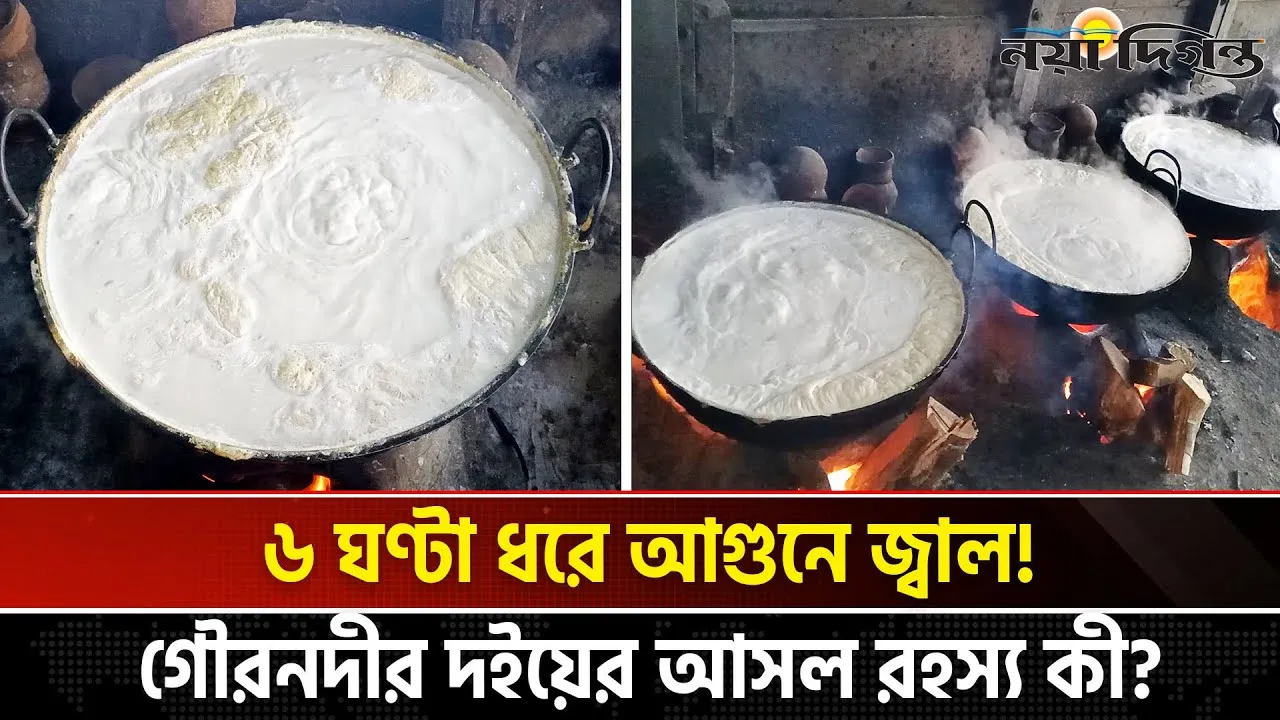 এখনও হাতের ছোঁয়ায় তৈরি হয় গৌরনদীর বিখ্যাত দই