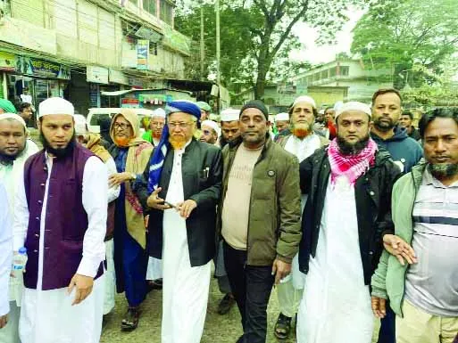 ব্রাহ্মণবাড়িয়া-২ আসনে অস্ত্র মামলার আসামিকে নিয়ে জমিয়ত প্রার্থীর প্রচারণা