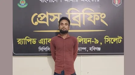 হবিগঞ্জে ঈদের জামাত পড়া নিয়ে বৃদ্ধ খুনের ঘটনায় প্রধান আসামি গ্রেফতার