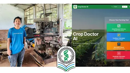 স্মার্ট কৃষিসেবা প্রদানে হাবিপ্রবি শিক্ষার্থীর অনন্য উদ্ভাবন ‘ক্রপস ডক্টর’