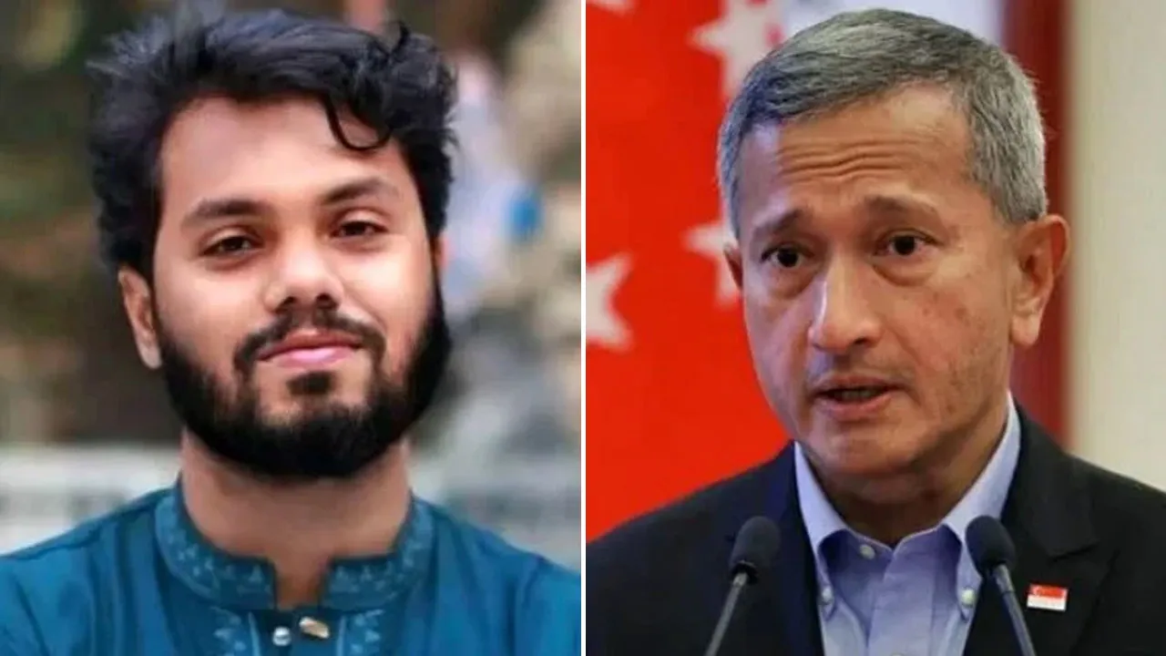 ওসমান হাদির মৃত্যুতে সিঙ্গাপুরের পররাষ্ট্রমন্ত্রীর শোকবার্তা