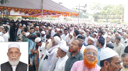 বিএনপির বর্ষীয়ান নেতা হারুন-অর-রশিদের দাফন সম্পন্ন
