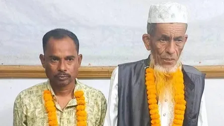 দিনাজপুর সংবাদপত্র হকার্স ইউনিয়নের সভাপতি মান্নান সম্পাদক  ফিরোজ