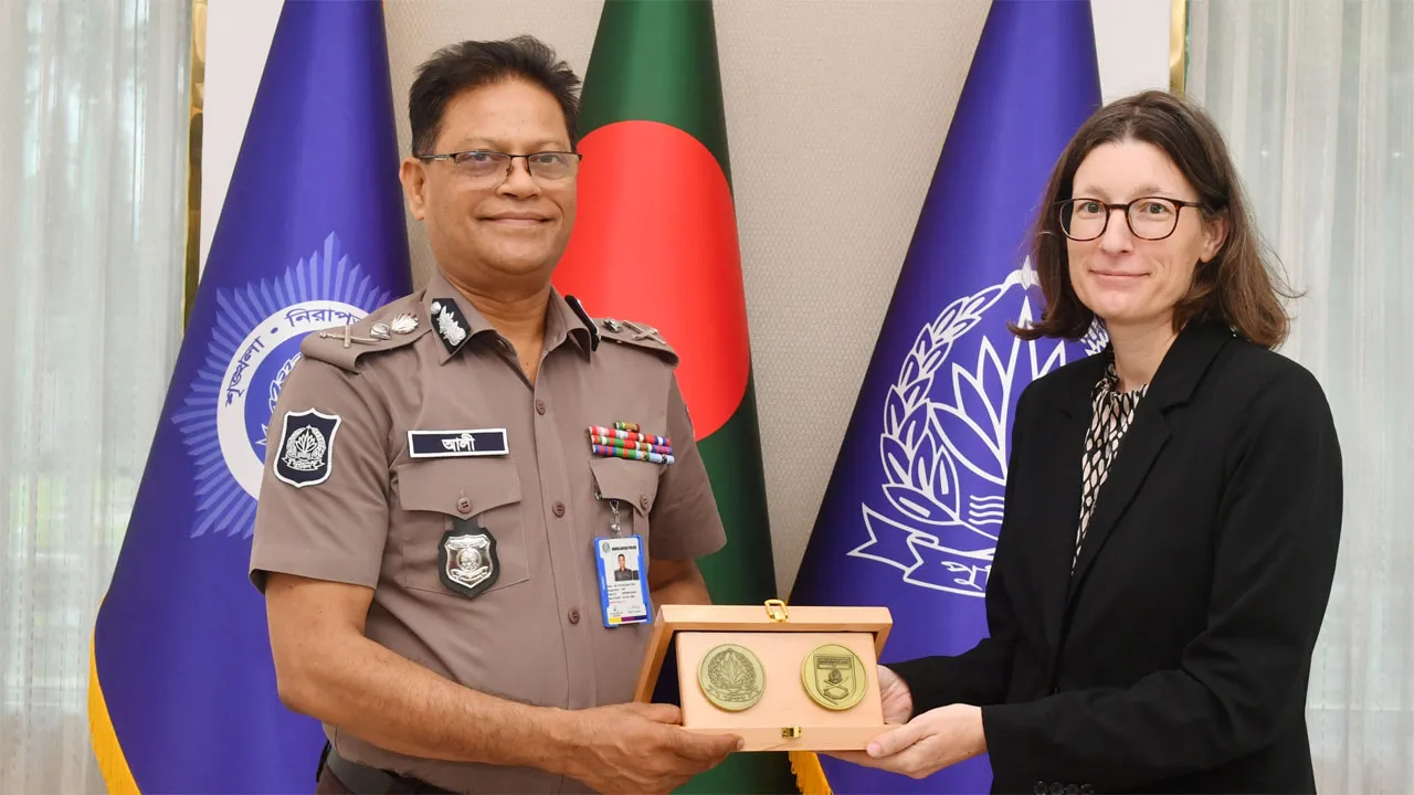 আন্তর্জাতিক সন্ত্রাসবাদ মোকাবিলায় জার্মানির সহযোগিতা কামনা আইজিপির