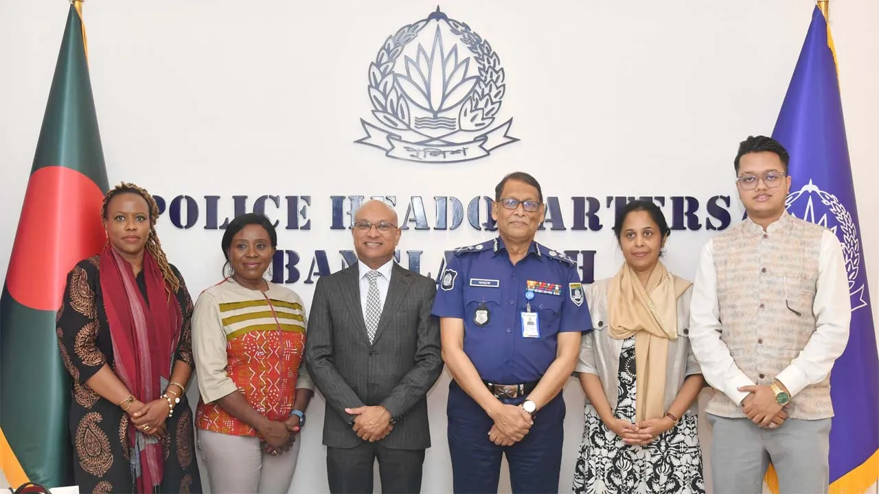 আইজিপির সাথে কমনওয়েলথ প্রতিনিধিদলের সাক্ষাৎ