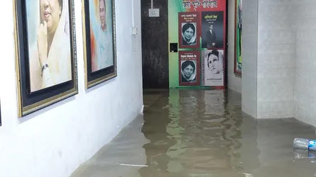 বিএনপি'র কেন্দ্রীয় কার্যালয়ের নিচতলায় পানি