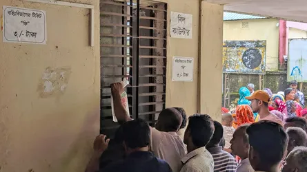 ডিমলা স্বাস্থ্য কমপ্লেক্সে ৩ টাকার টিকিট বাস্তবায়ন