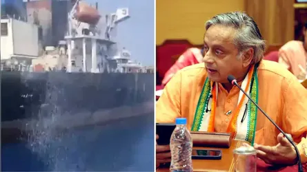 ভারতীয় নাবিকদের ওপর হামলা, যুক্তরাষ্ট্রের আচরণে ক্ষুব্ধ থারুর
