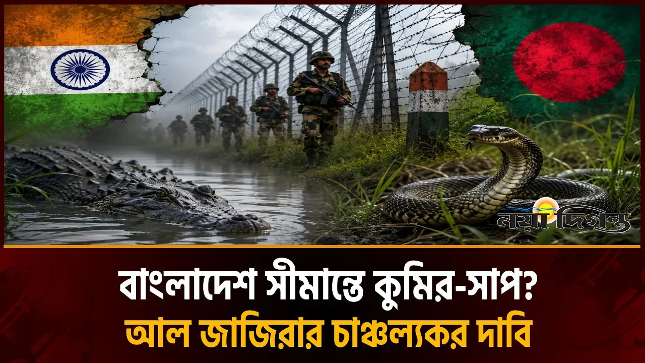 সীমান্তে কুমির-সাপ মোতায়েনের ভাবনা