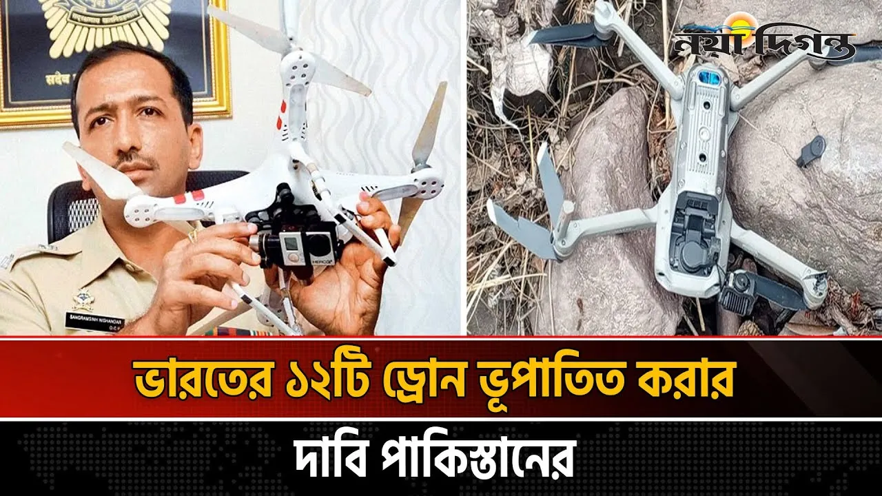 ভারতের ১২টি ড্রোন ভূপাতিত