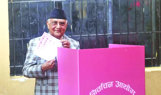 নেপালের সাধারণ নির্বাচনে ভোটগ্রহণ