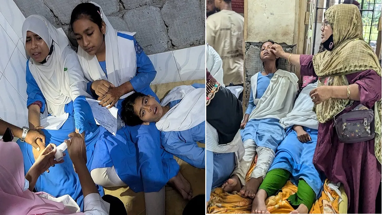 ঈশ্বরদীতে শ্রেণিকক্ষে কেমিক্যালের বিষক্রিয়ায় অর্ধশতাধিক শিক্ষার্থী অসুস্থ