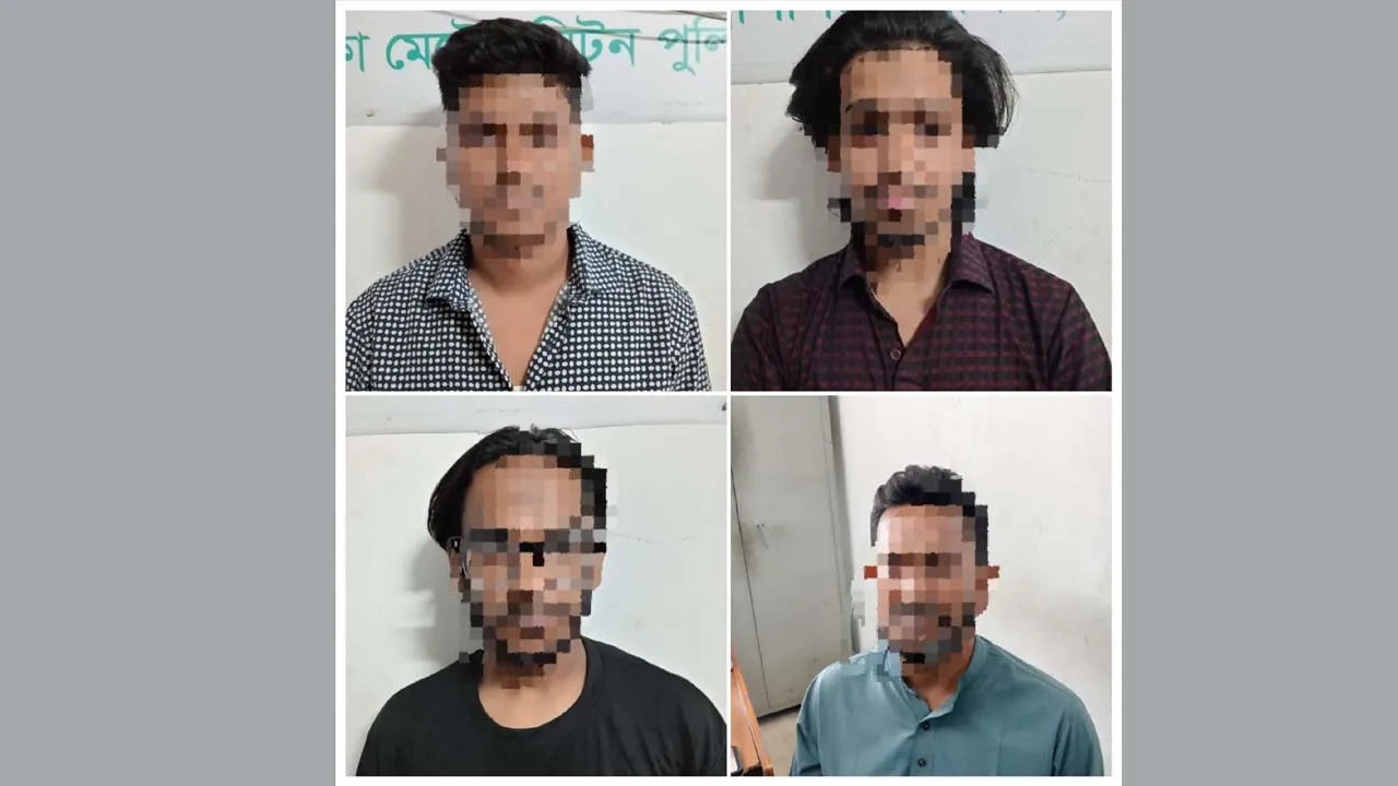 যাত্রাবাড়ীতে যুবক হত্যাকাণ্ডের এজাহারনামীয় চারজন গ্রেফতার