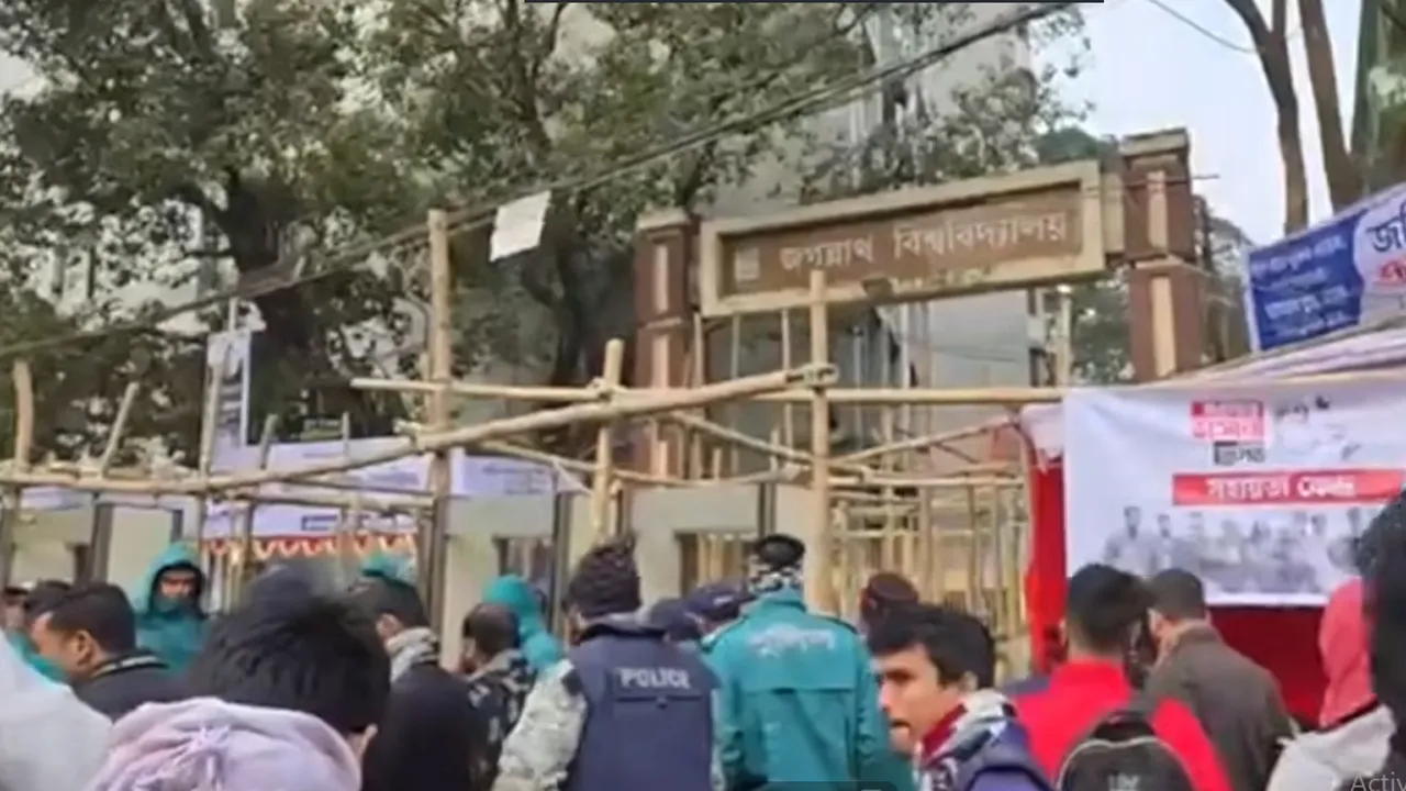 জকসু নির্বাচনে ভোটগ্রহণ শুরু
