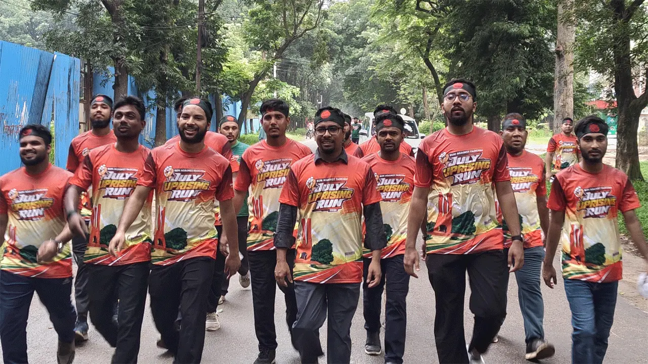 জাবিতে শিবিরের ‘জুলাই আপরাইজিং’ মিনি ম্যারাথন অনুষ্ঠিত