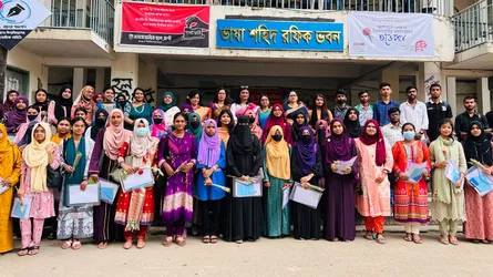 উৎসবমুখর পরিবেশে নবীন শিক্ষার্থীদের স্বাগত জানাল জবি