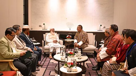 ভুটানের প্রধানমন্ত্রীর সাথে জামায়াত আমিরের বৈঠক