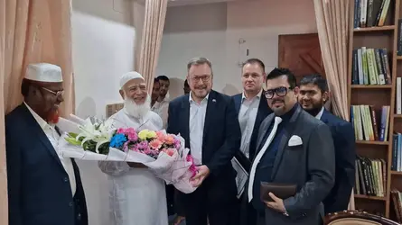 জামায়াতের আমিরের সাথে রাশিয়ার রাষ্ট্রদূতের সৌজন্য সাক্ষাৎ