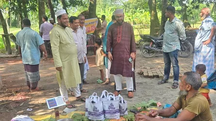দাগনভুঞা-সোনাগাজীতে জামায়াতের উদ্যোগে গোশত বিতরণ