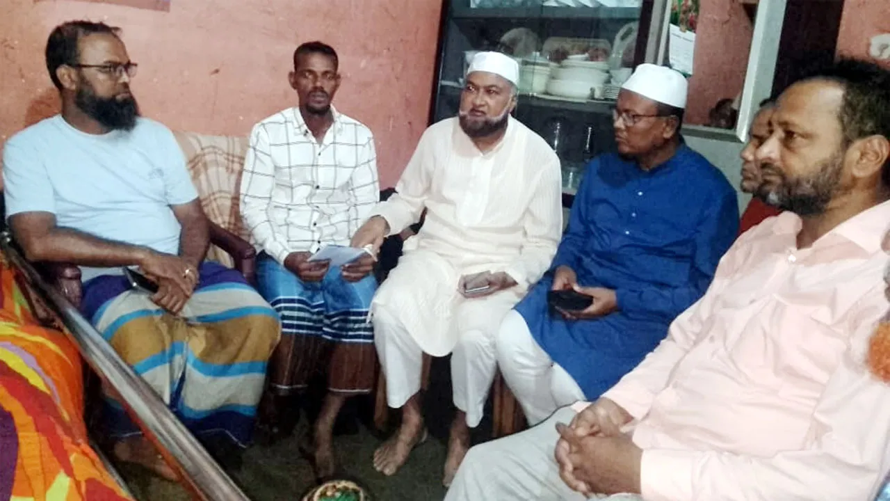 জাফলংয়ে পানিতে ডুবে নিহতের পরিবারের পাশে জামায়াত