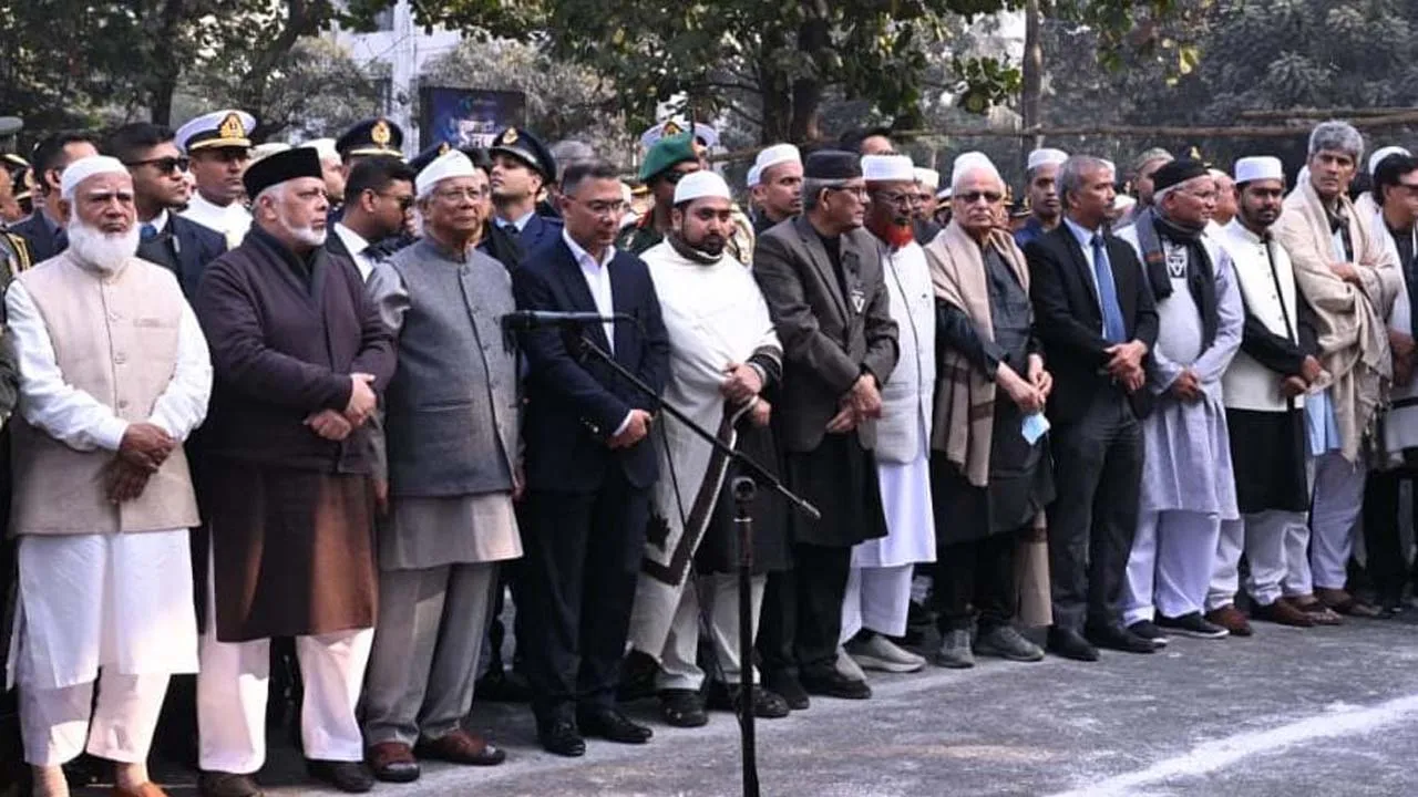 খালেদা জিয়ার জানাজায় জামায়াত আমিরের অংশগ্রহণ