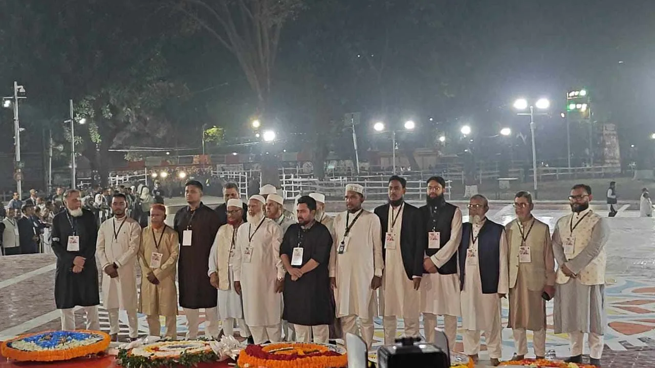 ভাষাশহীদদের প্রতি জামায়াত আমিরের শ্রদ্ধা নিবেদন