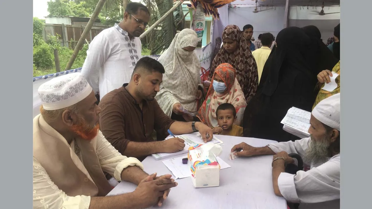 আশুগঞ্জে জামায়াতের ফ্রি মেডিক্যাল ক্যাম্প, চিকিৎসা নিলেন সহস্রাধিক রোগী