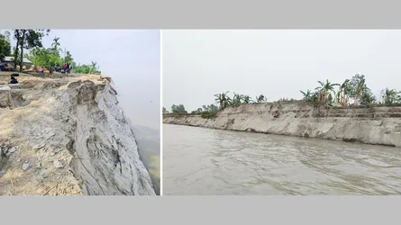 যমুনার শাখা নদীগুলোতে ভাঙন, বিলীন হচ্ছে ইসলামপুরের মুন্নিয়া গ্রাম