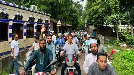 দাগনভূঞায় জামায়াত মনোনীত এমপি প্রার্থী ফখরুদ্দিন মানিকের গণসংযোগ