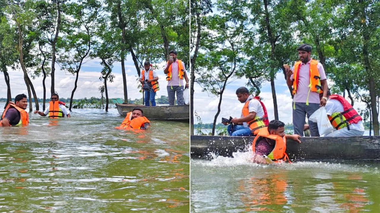 সিলেটের জাফলং পর্যটনের নতুন সম্ভাবনা ‘জাঙ্গুয়ার হাওর’
