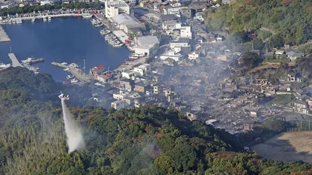 জাপানে আগুনে পুড়ল ১৭০ ভবন, নিহত ১