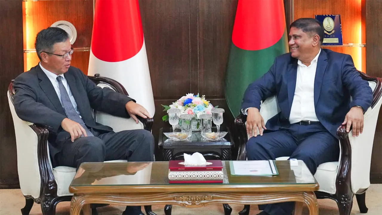 প্রধানমন্ত্রীর প্রতিরক্ষা উপদেষ্টার সাথে জাপানের রাষ্ট্রদূতের বৈঠক