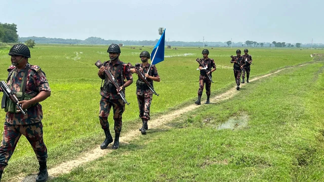 যশোর সীমান্তে পুশইন ও চামড়া পাচাররোধে বিজিবি নজরদারি বৃদ্ধি
