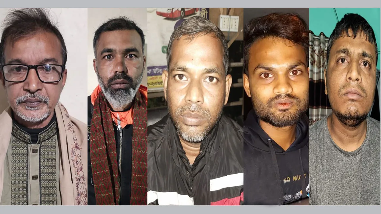 যশোরে আ’লীগ ও অঙ্গসংগঠনের আরো ৫ নেতা আটক