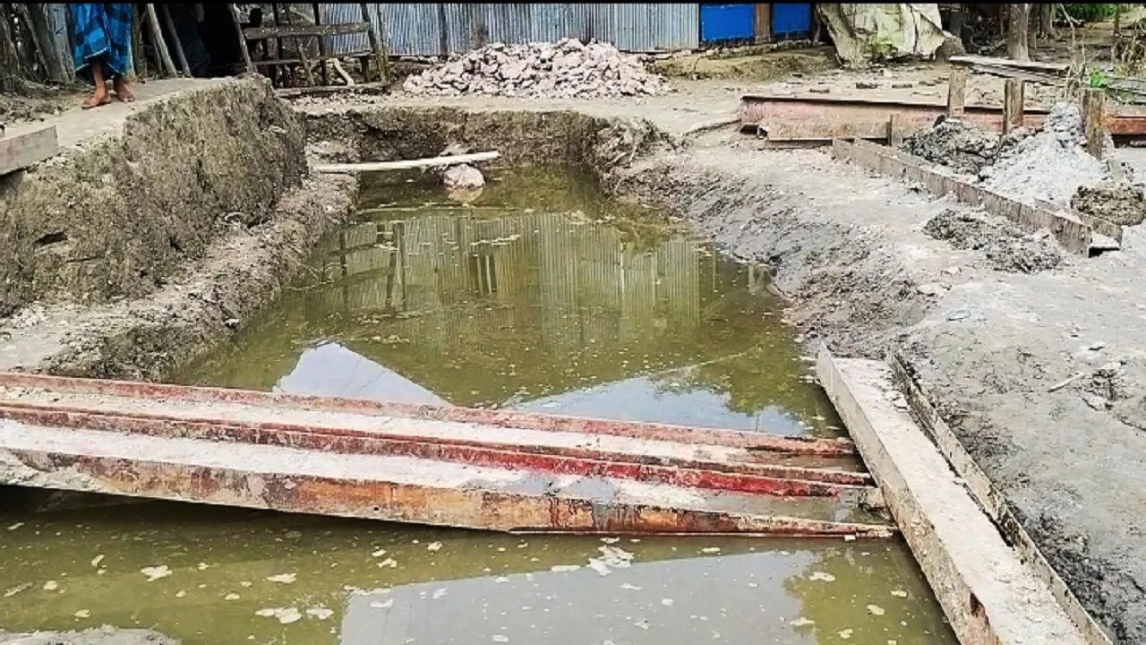 ঝালকাঠির কুনিহারিতে কাজ শুরুর আগেই ব্রিজের নির্মাণসামগ্রী নিয়ে প্রশ্ন