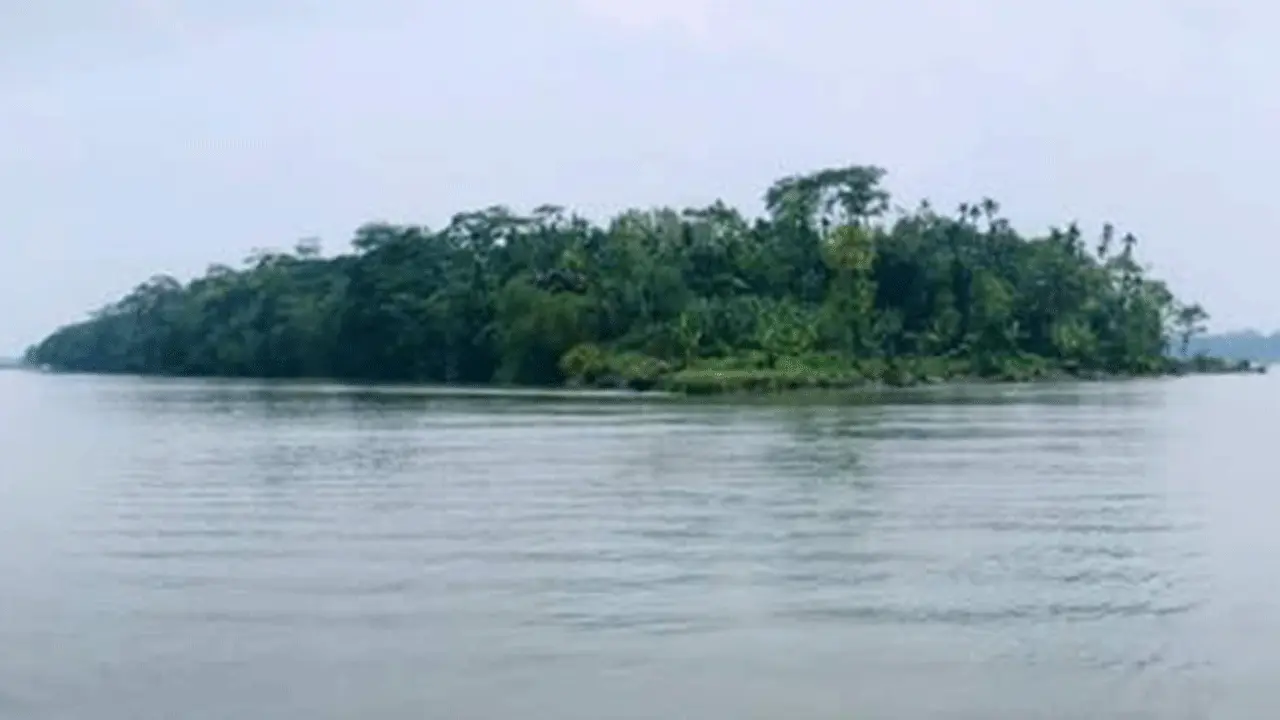 নলছিটির মানচিত্র বিচ্ছিন্ন ইসলামাবাদ গ্রাম, পানিবন্ধী ৪৫ পরিবার