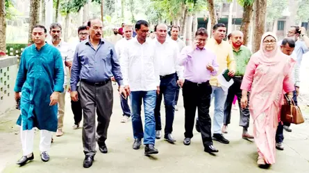 ঝিনাইদহে মেডিক্যাল কলেজ স্থাপনের জন্য সম্ভাব্য স্থান পরিদর্শন