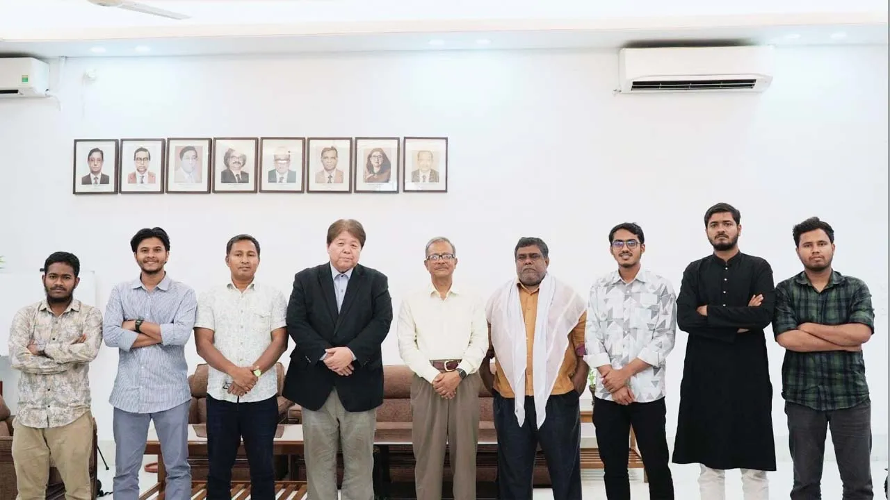 জবিতে ভাষা শিক্ষা ও দক্ষতা উন্নয়ন নিয়ে জাপানিজ প্রতিনিধিদলের বৈঠক
