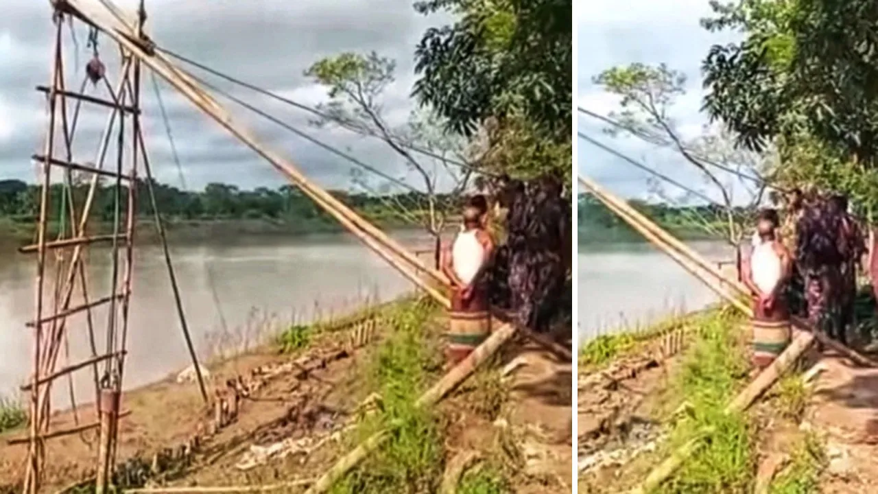 জকিগঞ্জে বেড়িবাঁধ মেরামতের কাজে বিএসএফের বাধা
