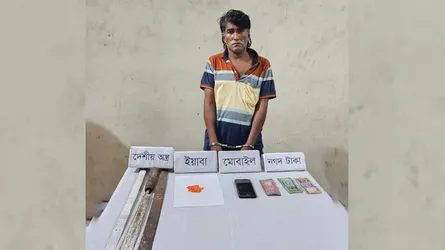 নবীনগরে অস্ত্রসহ ও মাদকসহ যুবলীগ নেতা গ্রেফতার