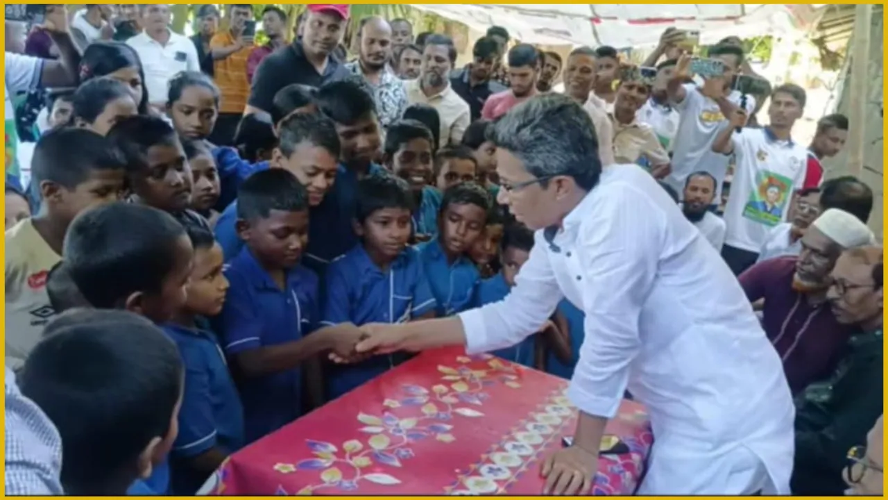 হাওরে শিশুদের জন্য স্কুল করবেন যুবদল নেতা মাহবুবুর রহমান
