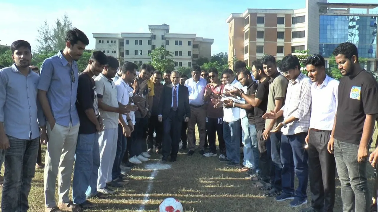 নজরুল বিশ্ববিদ্যালয়ে ‘জুলাই গণঅভ্যুত্থান স্মৃতি প্রীতি ফুটবল ম্যাচ–২০২৬’ অনুষ্ঠিত