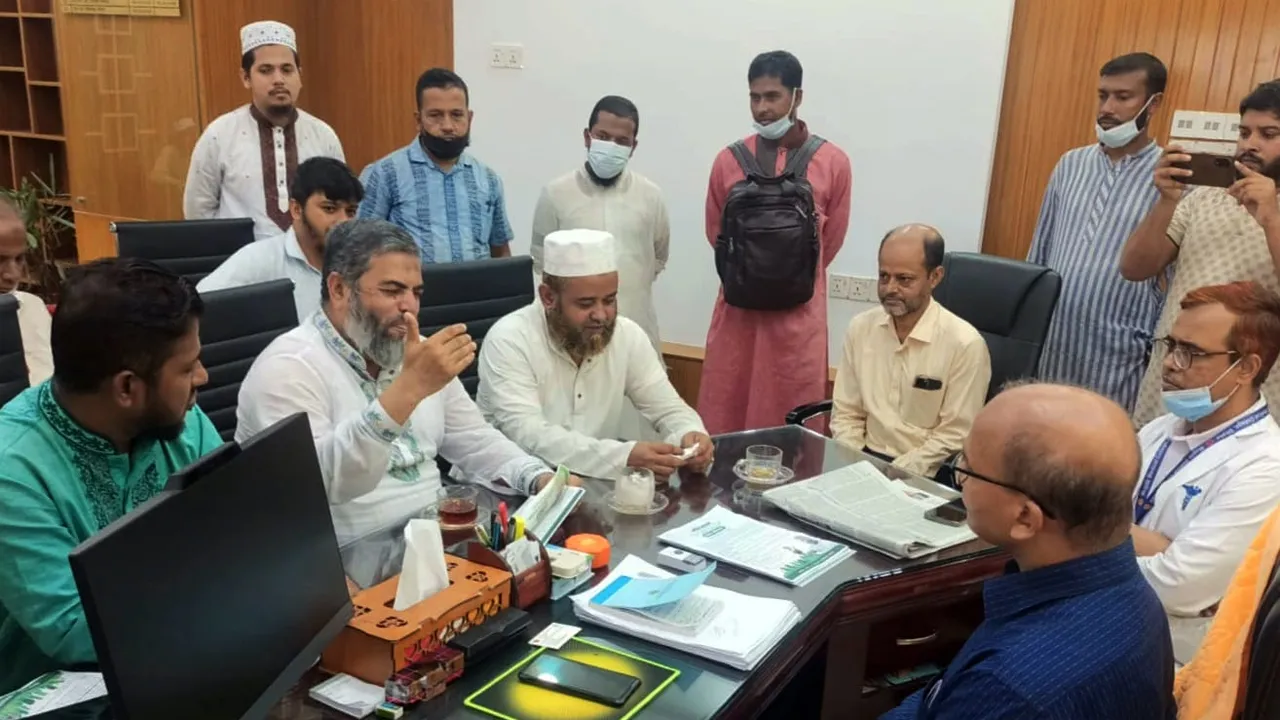 মুগদা হাসপাতাল পরিদর্শন করলেন জামায়াত নেতৃবৃন্দ